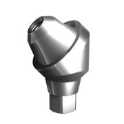 Абатмент-мультиюнит угловой 45° с внутренней резьбой, совместим с Osstem Mini (4.5 мм), с винтом