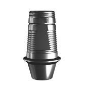 Абатмент-основание (мостовидный), аналог GEO, совместим с Straumann Bone Level NC (1.3 мм), с винтом