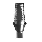 Абатмент-основание (одиночный), аналог GEO, совместим с Straumann Bone Level NC (2.0 мм), с винтом