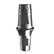 Абатмент-основание (одиночный), аналог GEO, совместим с Straumann Bone Level RC (1.3 мм), с винтом
