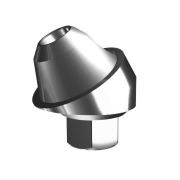 Абатмент-мультиюнит угловой 30° с внутренней резьбой, совместим с шестигранным соединением SP (2.5 мм), с винтом