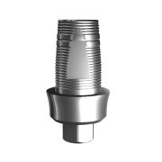 Абатмент-основание (одиночный), аналог GEO, совместим с шестигранным соединением WP (2.0 мм), с винтом